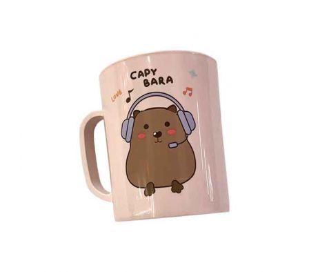 TAZA CAPIBARA 8X10CM PLASTIC REF 34816-736