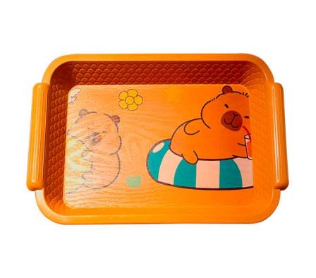 BANDEJA CAPIBARA 38X26X3,5CM MELAMINA REF 35294-10