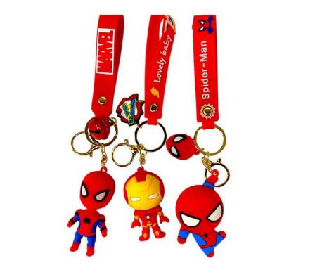 LLAVERO D/GOMA SPIDER-MAN/IRON MAN REF 5702-2