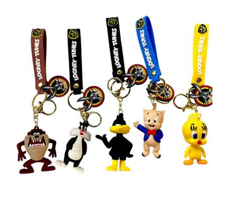 LLAVERO D/GOMA LOONEY TOONS REF 5707-4