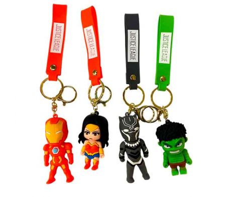 LLAVERO D/GOMA LIGA DE LA JUSTICA REF 5707-5