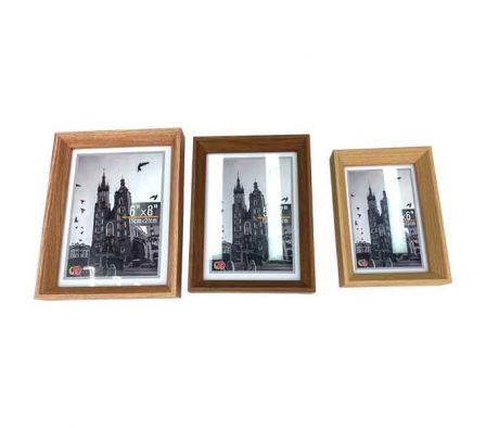 PORTA RETRATO 6X8CM MARCO MADERA REF 8235-33