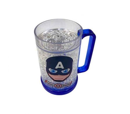 CHOPERA P/CONGELAR CAP AMERICA 11X15CM ACRILICO RE