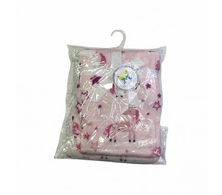 FRAZADA P/BEBE DI/UNICORNIO 100X75CM REF 15672-1