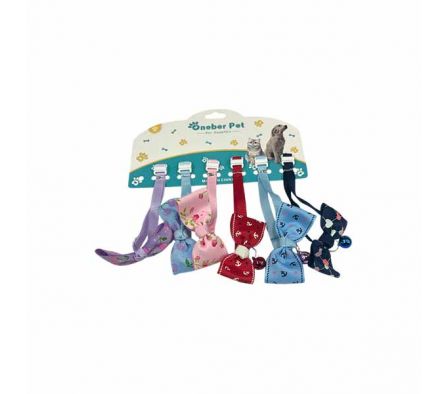 COLLAR C/MOÑO P/MASCOTA 20X22CM REF 13738-101