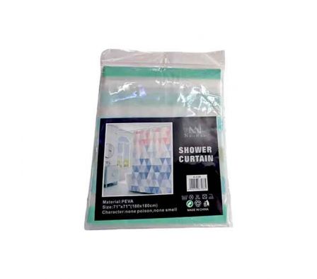 CORTINA P/DUCHA ESTAMP 1,8X1,8CM PEVA REF 34725-40