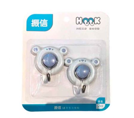 GANCHO ADHESIVO OSO 2PCS 6X6CM REF 50681-290