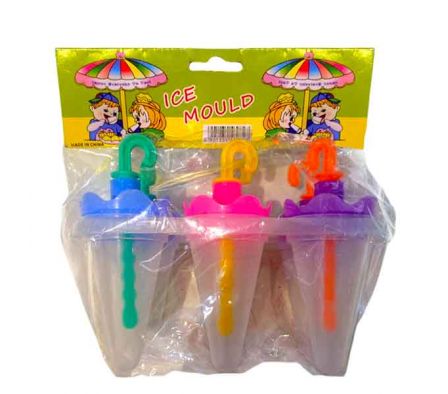 MOLDE P/HELADO PARAGUAS 3PCS 12X17CM REF 50681-304