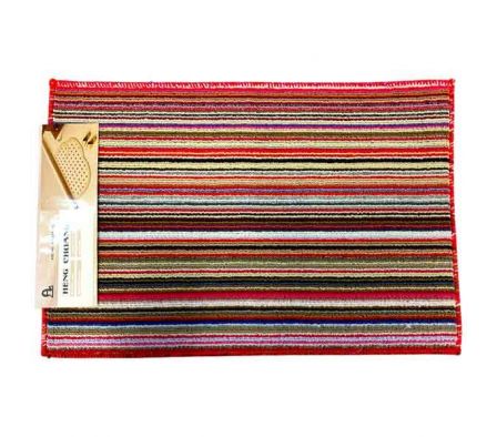 ALFOMBRA D/ENTRADA TIRA COLORES 42X57CM REF 50514-