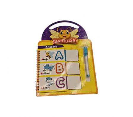 LIBRO DIDACTICO D/ALFABETO C/PINCEL MAGICO REF 218