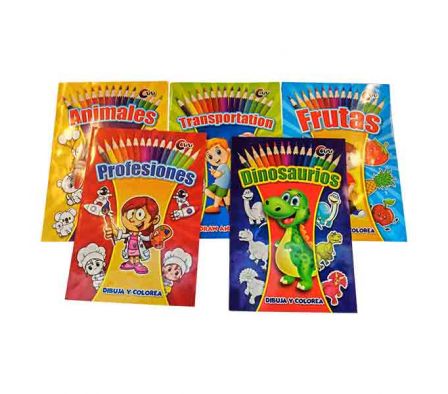 LIBRO P/PINTAR SURTIDO REF 21895-22