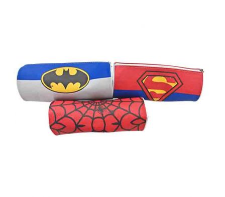 CARTUCHERA ESTAMP SUPERHEROES 20.5X7.5CM REF 21304