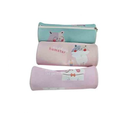 CARTUCHERA ESTAMP HAMSTER 20.5X7.5CM REF 21304-6