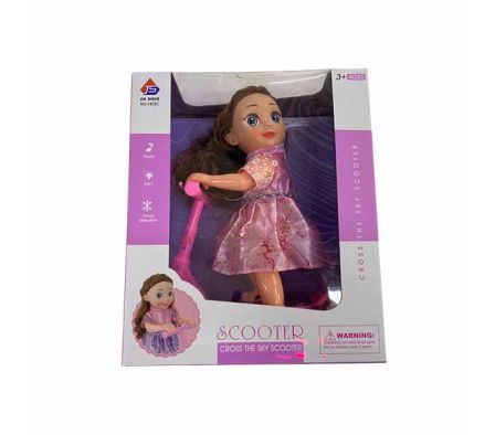 MUÑECA C/MONOPATIN E/CAJA REF 2671-1