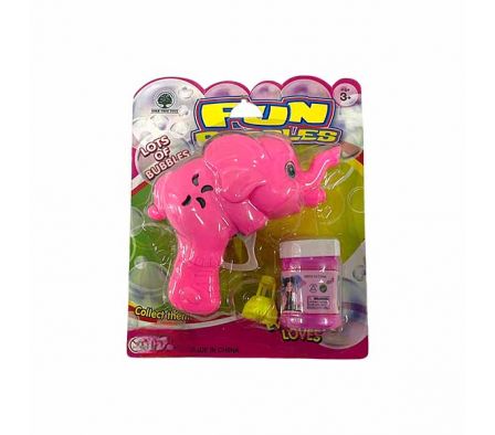 PISTOLA SACA BURBUJA ELEFANTE 12CM E/BLISTER 1741-