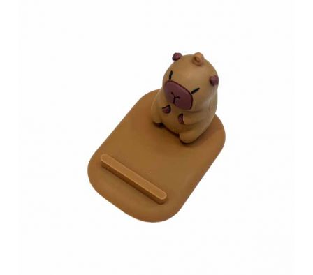 SOPORTE P/CELULAR CAPIBARA 9X6CM PLAST REF 7508-36