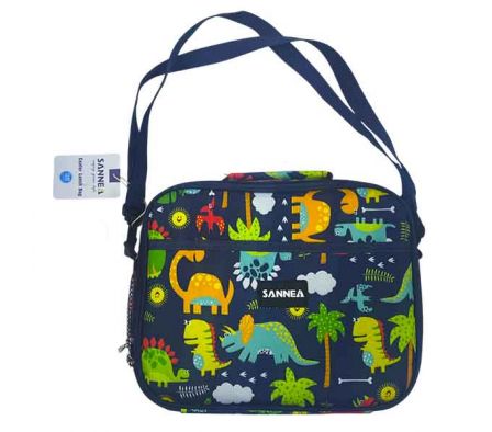 BOLSO TERMICO ESTAMP DINOSAURIO 26X9X21CM REF 1087