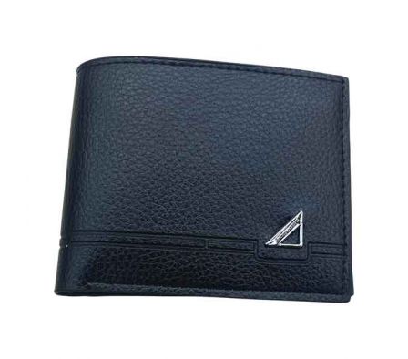 BILLETERA P/CABALLERO PATRON LINEALES 11X9CM CUERI