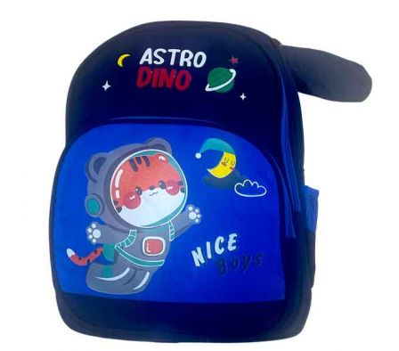 MOCHILA INFANTIL ESTAMP GATO ASTRONAUTA 38X30CM RE