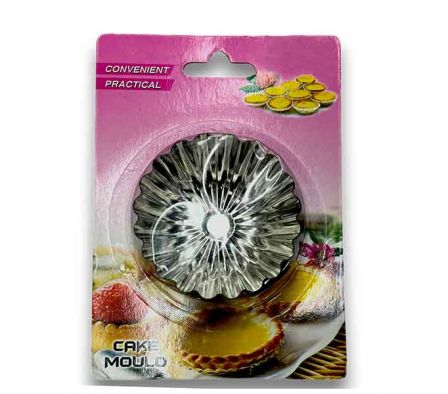 MOLDE P/GALLETITA 8CM E/BLISTER ACERO REF 1F-033B-