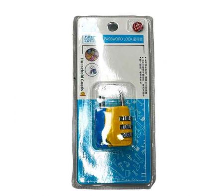 CANDADO C/CLAVE 3,5X6CM E/BLISTER REF 1F-033B-506