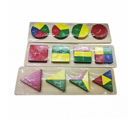 ROMPECABEZA DIDACTICO FIGURAS GEOMETRICAS 29X9CM M