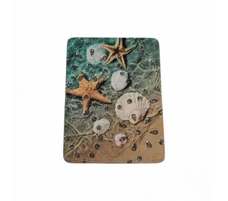 ESPEJO D/MANO ESTAMP ESTRELLA D/MAR 6X8,5CM REF 69