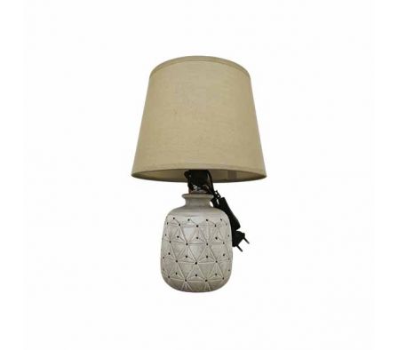 VELADOR D/MESA JARRON 20X31CM BASE CERAMIC REFF 75