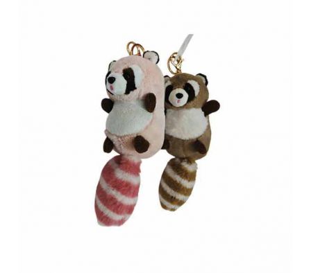 PELUCHE MAPACHE C/LLAVERO 18CM REF 0650-27