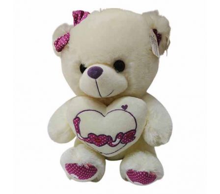 PELUCHE OSITO C/CORAZON LOVE 15,5CM REF 0750-7