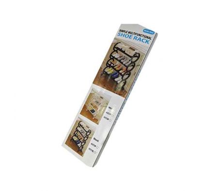 MUEBLE P/ZAPATO 4PISOS C/RUEDITA 57CM PLAST REF 18