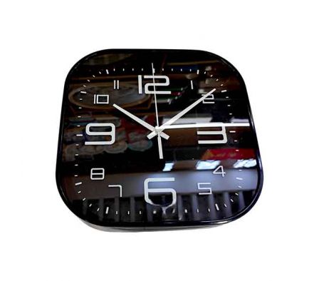 RELOJ D/PARED CUADRADO MINIMALISTA 22X22CM REF 183