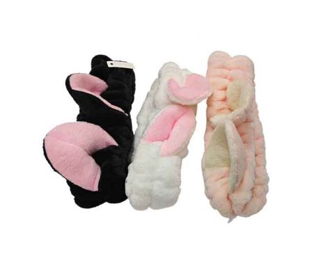 VINCHA P/MAQUILLAJE C/OREJITAS 17X5CM REF 26019-12