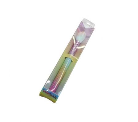 BROCHA P/MAQUILLAJE MANGO COLORES 17CM E/CAJA REF 