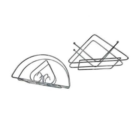 SERVILLETERO 13X7CM ACERO REF 50728-5