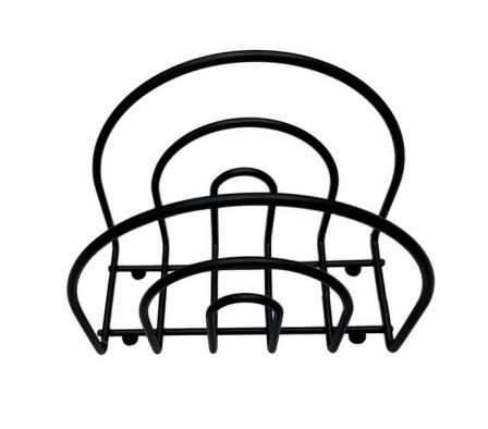 SERVILLETERO CIRCULAR 13,5X6X11,5CM ACERO REF 5072