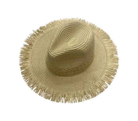 SOMBRERO C/FLEQUILLO P/DAMA 38X10CM REF 38928-7