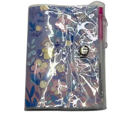 LIBRETA C/BOLIGRAFO ESTAMP FLORES 14.2X19.8CM REF 