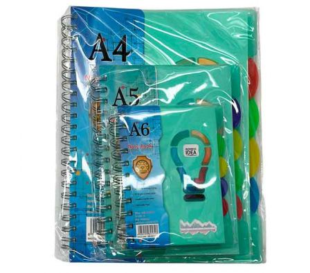 LIBRETA C/SEPARADOR 12X14.5CM REF 22716-35