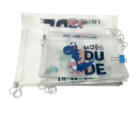 CARTUCHERA PORTA DOCUMENTOS ESTAMPADO DINOSAURIO 1