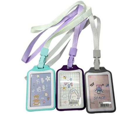 PORTA TARJETA D/COLORES C/CORREA REF 24786-3