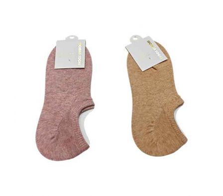 MEDIA CORTA LISA P/DAMA 22CM REF 31287-2