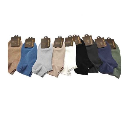 MEDIA DEPORTIVA CORTA LISA P/CABALLERO 21CM REF 31