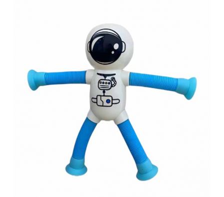 ASTRONAUTA ANTI ESTRÉS FLEXIBLE C/VENTOSA 15.5X16C