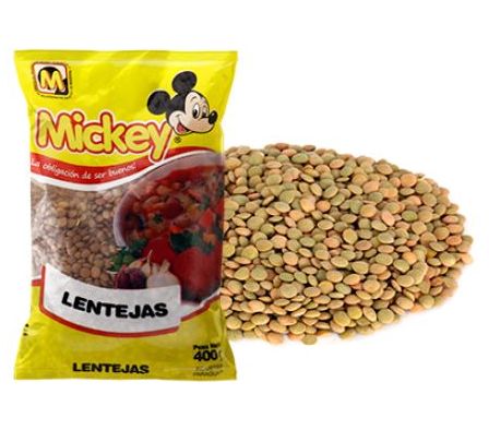 LENTEJAS MICKEY 400GR